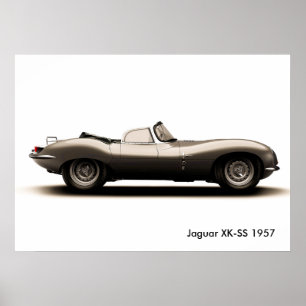 Imagem clássica do carro para poster