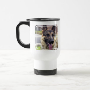Imagem da caneca de viagem do german shepherd