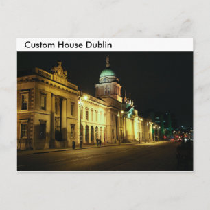 Imagem da cidade de Dublin para cartão postal