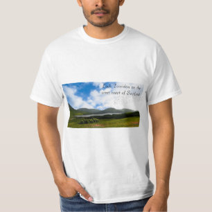 imagem da Escócia para a camiseta masculina