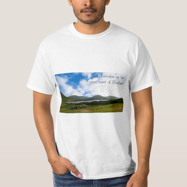 imagem da Escócia para a camiseta masculina (Frente)