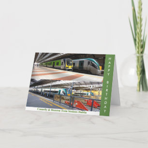 Imagem da estação de trem para o cartão de saudaçã