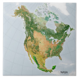 Imagem da NASA do Espaço da América do Norte