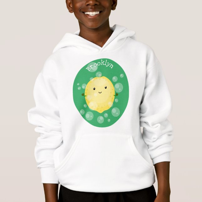 Imagem das bolhas de fruta de limão-branco (Frente)