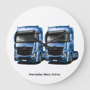 Imagem de caminhão para relógio de parede redond