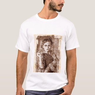 Imagem de camiseta de menina atraente