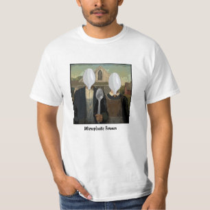 Imagem de camiseta gráfica parodiando American Got