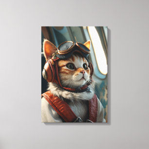 imagem de canvas de gato