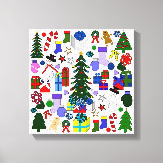 Imagem de Canvas de Natal (Frente)