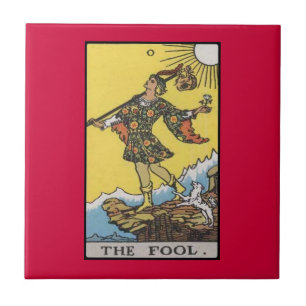 Imagem de cartão de Tarot do tolo