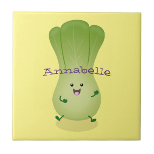 Imagem de desenho animado bonito de "baby bok choy
