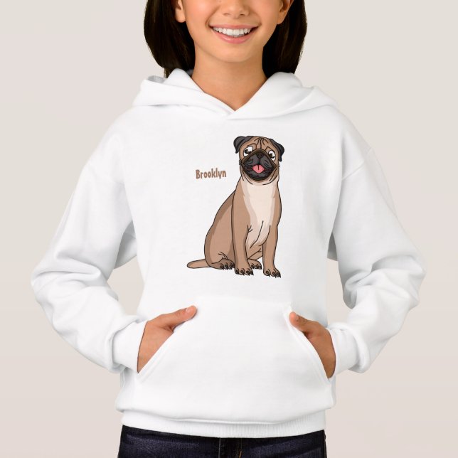 Imagem de desenho animado de cachorro feliz e engr (Frente)