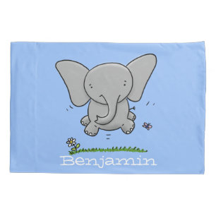 Imagem de desenho animado de elefante de bebê fel