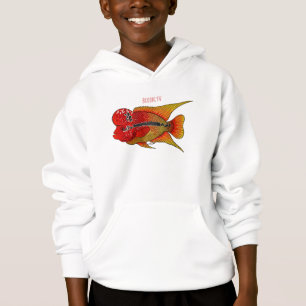 Imagem de desenho animado de peixes-cichlid-Flor