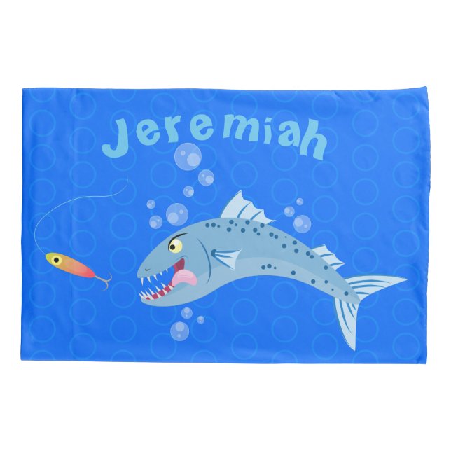 Imagem de desenho animado de pesca faminto em Barr (Verso)