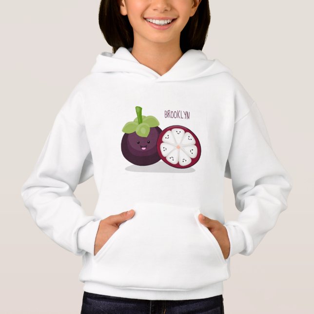 Imagem de desenho animado roxo e bonito (Frente)