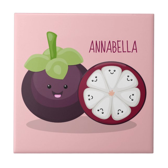 Imagem de desenho animado roxo e bonito (Frente)