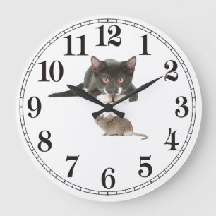 Imagem de Gato e Rato para Relógio de Parede em ac