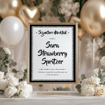 Imagem de Impressão de Prata com Assinatura Mockta<br><div class="desc">Este poster de diversão apresenta um cabeçalho de script e o seu texto personalizado em um poster de enquadramento de brilho prateado. Use o formulário modelo para adicionar sua personalização. A Ferramenta Design pode ser usada para alterar as fontes,  as cores e o layout.</div>