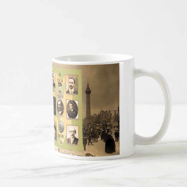 Imagem de Irish Heroes para caneca branca clássica (Direita)