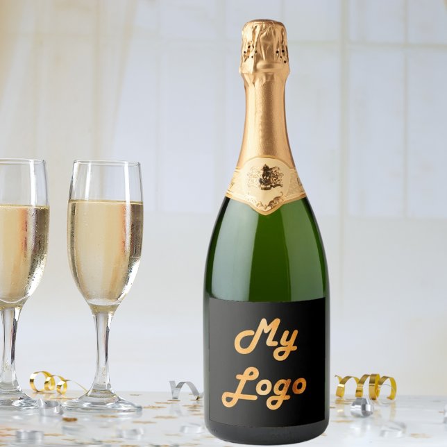 Imagem de logotipo personalizado ouro preto (Criador carregado)