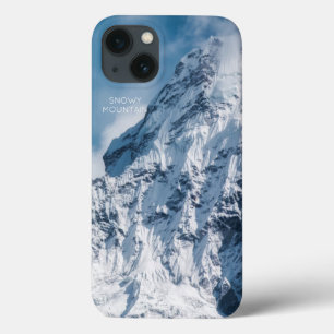 Imagem de Montanha de Neve com texto moderno