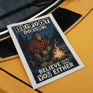 Imagem de Muro Bigfoot Retro Zine Poster