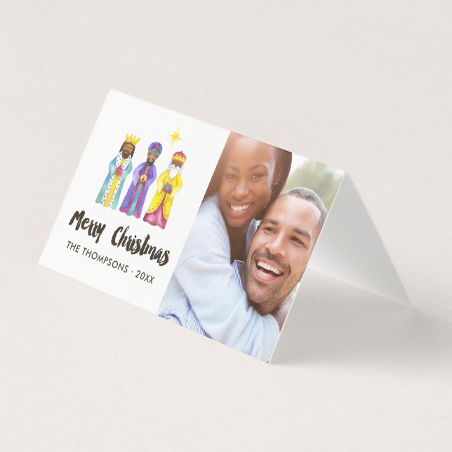 Imagem de Natal de Natividade de Aquarela (Frente)