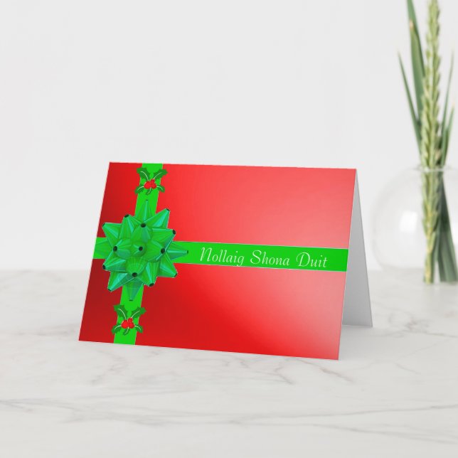 Imagem de Natal para o cartão de saudação de Natal (Frente)