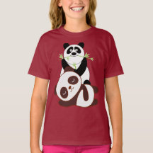 Imagem de panda bonita incrível camiseta design