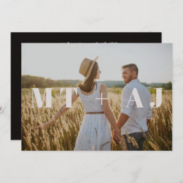 Imagem de Sobreposição do Monograma Preto Chic Sal