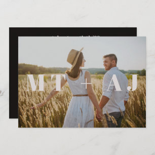 Imagem de Sobreposição do Monograma Preto Chic Sal