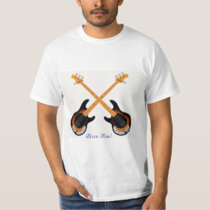 Imagem de violão para camiseta masculina