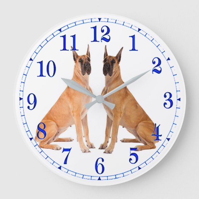 Imagem do cão para o relógio de parede acrílico do (Frente)