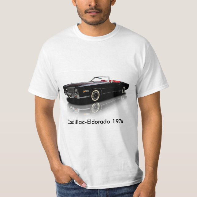 Imagem do carro clássico para camiseta masculina (Frente)