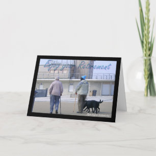 Imagem do cartão de saudação de aposentadoria de B