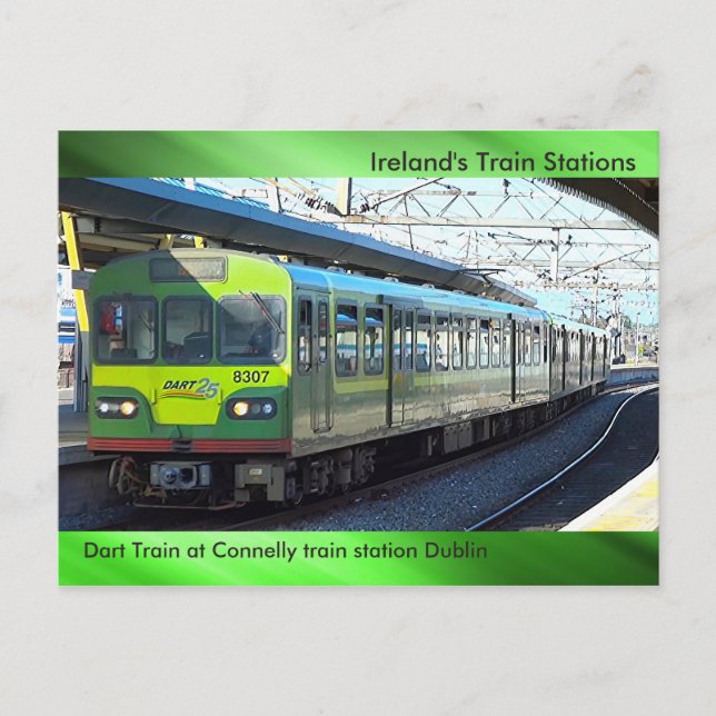 Imagem do comboio para cartão postal (Frente)