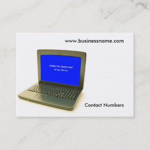 Imagem do computador para cartão de visita