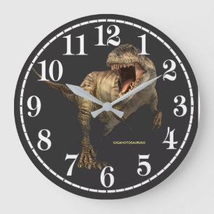 Imagem do dinossauro para relógio de parede redon
