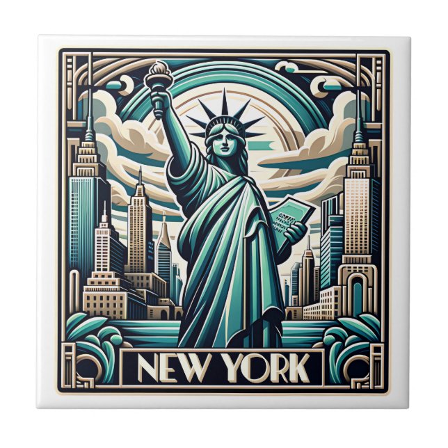 Imagem do estilo Art Deco New York (Frente)