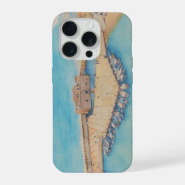 Imagem do estilo de pintura do Castelo e porto de