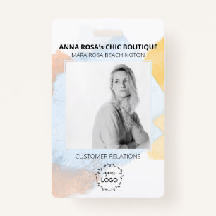 *~* Imagem do funcionário - Logotipo - Crachá de c