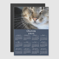 Imagem do Marinho do Calendário 2023 com o Nome de
