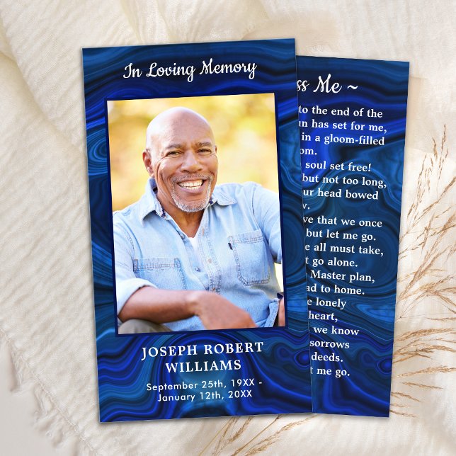 Imagem do Memorial Funeral com Cartão Azul (Criador carregado)