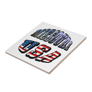 Imagem do Missouri e texto dos EUA