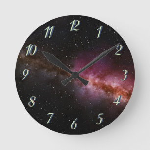 Imagem do relógio de parede do universo