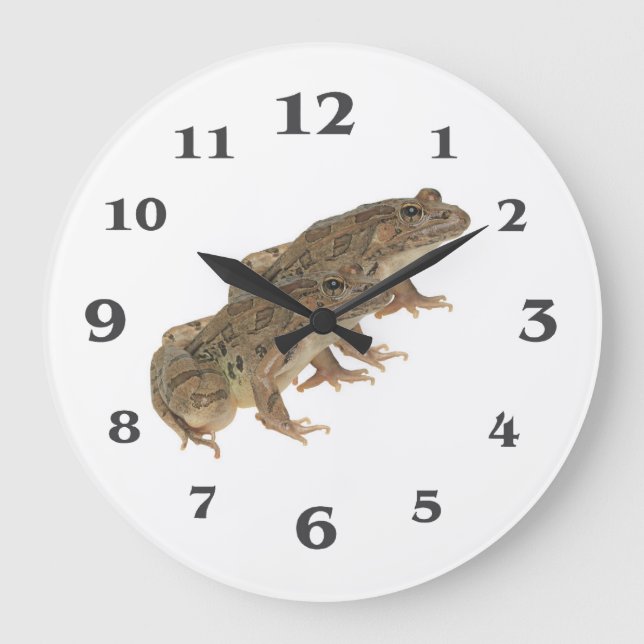 Imagem do sapo para relógio de parede redonda gran (Frente)