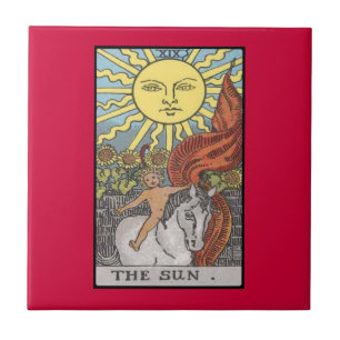 Imagem do tarot do cartão de The Sun