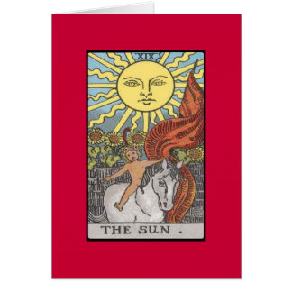 Imagem do tarot do cartão de The Sun