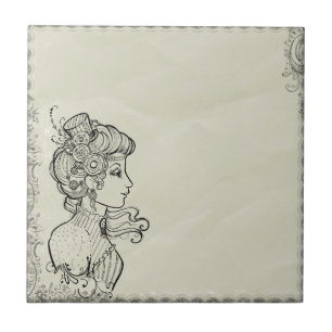 Imagem do vintage da mulher